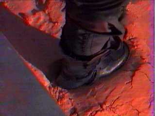 Le premier pas sur Mars